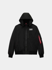Куртки та дублянки Alpha Industries HOODED RIB FLIGHT JACKET модель MJH55500C1_001 Фото