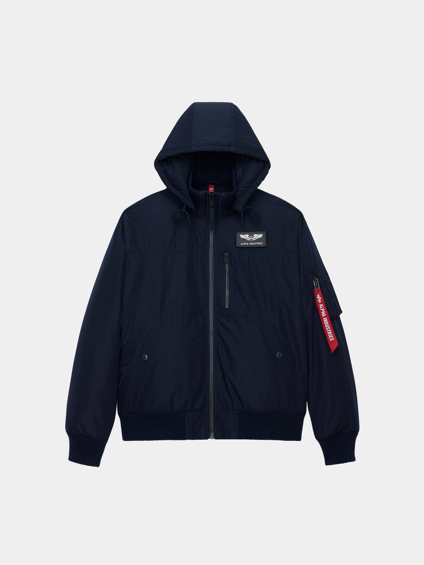 Куртки и дубленки Alpha Industries HOODED RIB FLIGHT JACKET модель MJH55500C1_410 Куртки и дубленки Alpha Industries HOODED RIB FLIGHT JACKET модель MJH55500C1_410 Фото