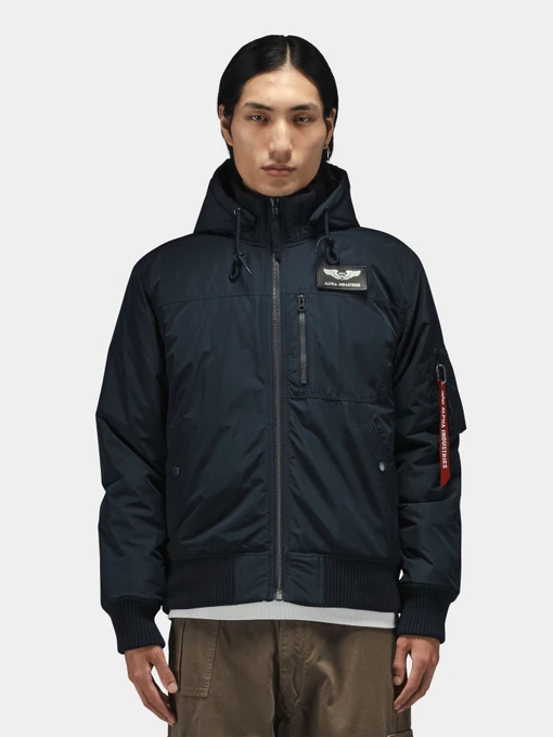 Куртки та дублянки Alpha Industries HOODED RIB FLIGHT JACKET модель MJH55500C1_410 Фото