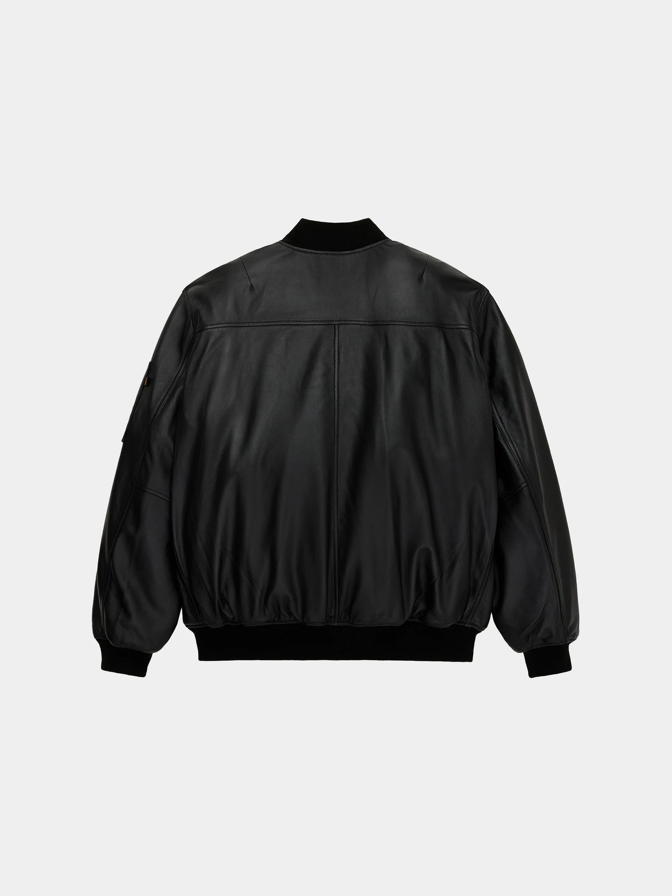 Куртки та дублянки Alpha Industries LEATHER MA-1 FLIGHT JACKET модель MJL55500C1_001 Куртки та дублянки Alpha Industries LEATHER MA-1 FLIGHT JACKET модель MJL55500C1_001 Фото