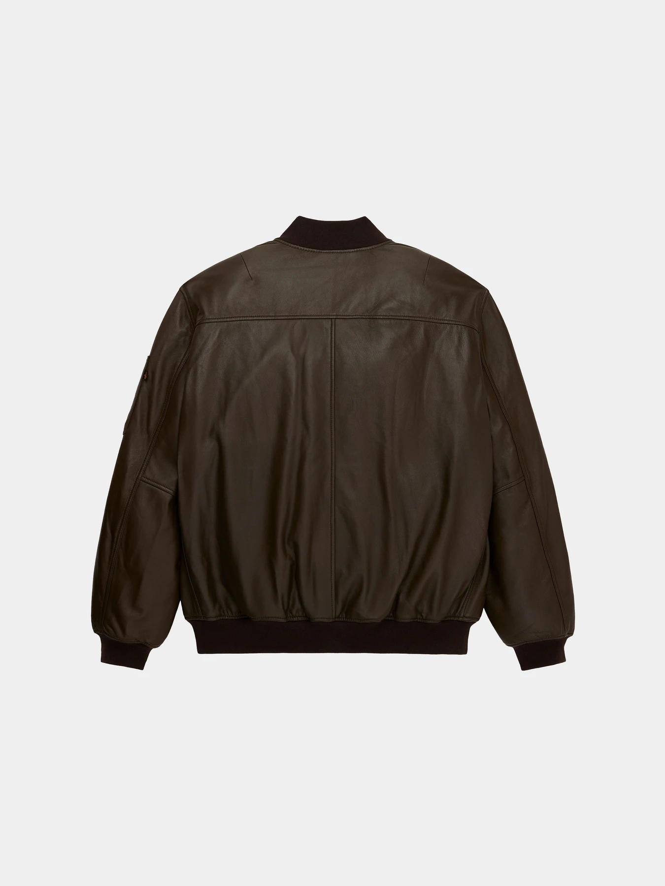 Куртки та дублянки Alpha Industries LEATHER MA-1 FLIGHT JACKET модель MJL55500C1_225 Фото