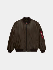 Куртки та дублянки Alpha Industries LEATHER MA-1 FLIGHT JACKET модель MJL55500C1_225 Фото