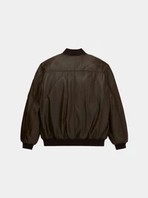Куртки та дублянки Alpha Industries LEATHER MA-1 FLIGHT JACKET модель MJL55500C1_225 Фото