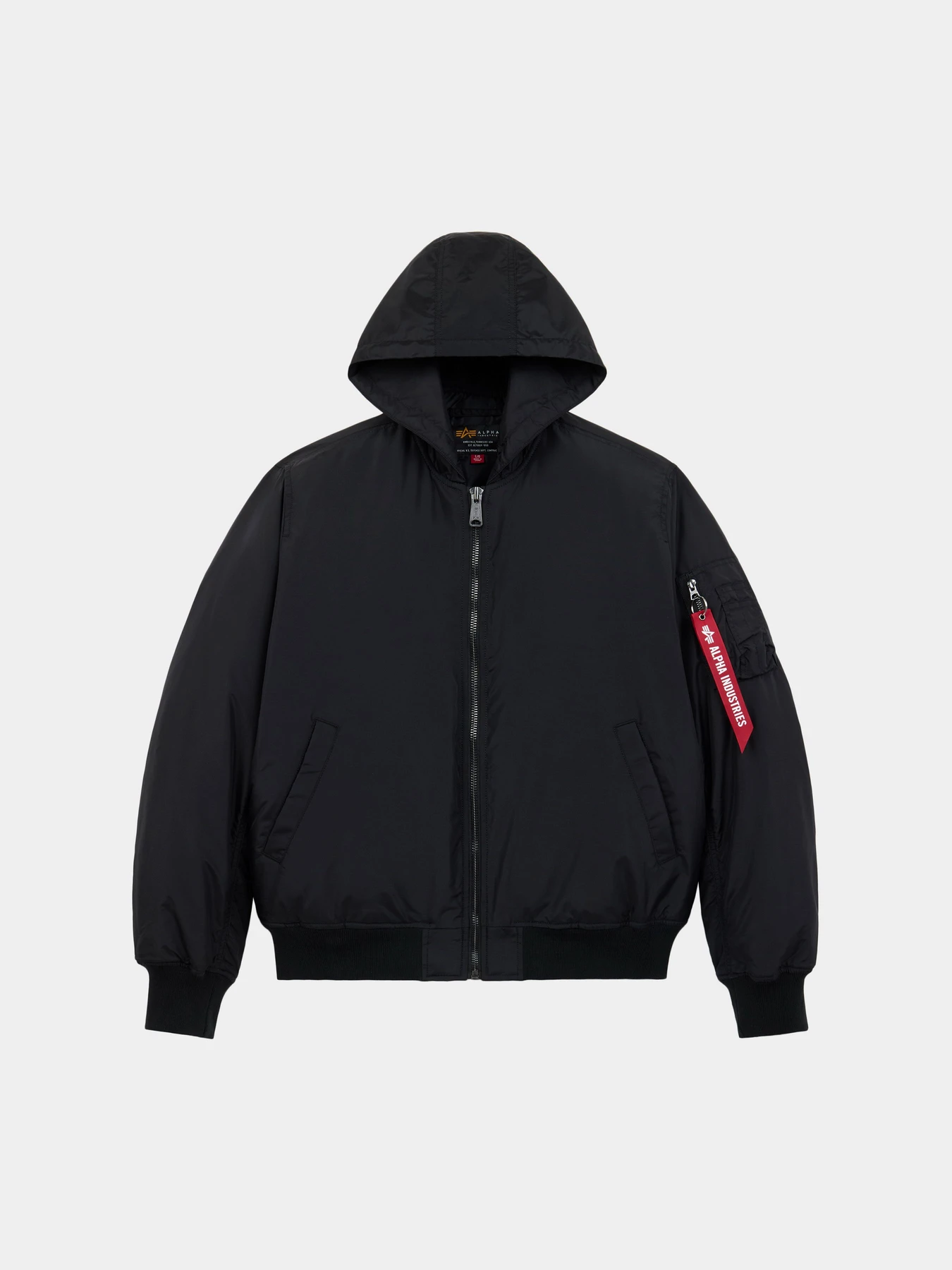 Куртки и дубленки Alpha Industries MA-1 HOODED LOGO OXFORD FLIGHT модель MJM55511C1_001 Куртки и дубленки Alpha Industries MA-1 HOODED LOGO OXFORD FLIGHT модель MJM55511C1_001 Фото