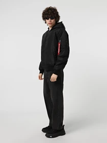 Куртки и дубленки Alpha Industries MA-1 HOODED LOGO OXFORD FLIGHT модель MJM55511C1_001 Фото