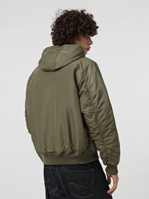 Куртки та дублянки Alpha Industries MA-1 HOODED LOGO OXFORD FLIGHT модель MJM55511C1_359 Фото