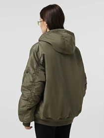 Куртки та дублянки Alpha Industries MA-1 HOODED LOGO OXFORD FLIGHT модель MJM55511C1_359 Фото