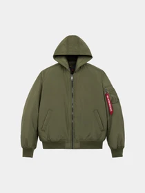 Куртки та дублянки Alpha Industries MA-1 HOODED LOGO OXFORD FLIGHT модель MJM55511C1_359 Фото