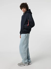 Куртки и дубленки Alpha Industries MA-1 HOODED LOGO OXFORD FLIGHT модель MJM55511C1_410 Фото