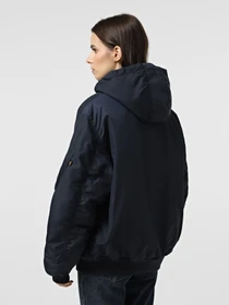 Куртки и дубленки Alpha Industries MA-1 HOODED LOGO OXFORD FLIGHT модель MJM55511C1_410 Фото