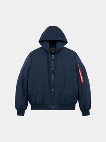 Куртки и дубленки Alpha Industries MA-1 HOODED LOGO OXFORD FLIGHT модель MJM55511C1_410 Фото
