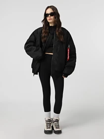 Куртки и дубленки Alpha Industries MA-1 LOGO OXFORD FLIGHT JACKET модель MJM55513C1_001 Фото