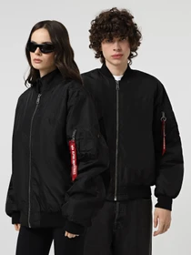 Куртки и дубленки Alpha Industries MA-1 LOGO OXFORD FLIGHT JACKET модель MJM55513C1_001 Фото