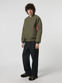Куртки и дубленки Alpha Industries MA-1 LOGO OXFORD FLIGHT JACKET модель MJM55513C1_359 Фото
