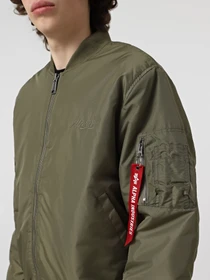 Куртки и дубленки Alpha Industries MA-1 LOGO OXFORD FLIGHT JACKET модель MJM55513C1_359 Фото