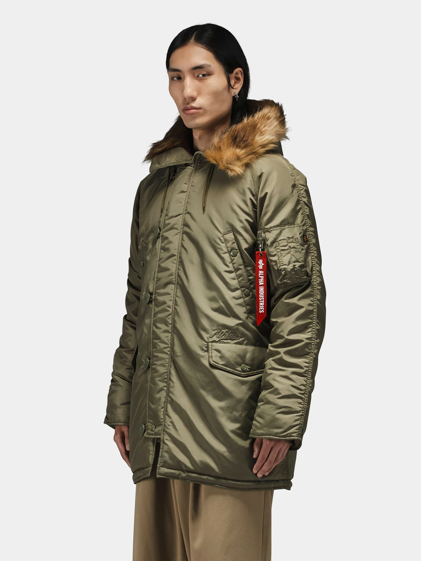 Куртки и дубленки Alpha Industries N-3B LOGO OXFORD PARKA модель MJN55506C1_359 Куртки и дубленки Alpha Industries N-3B LOGO OXFORD PARKA модель MJN55506C1_359 Фото