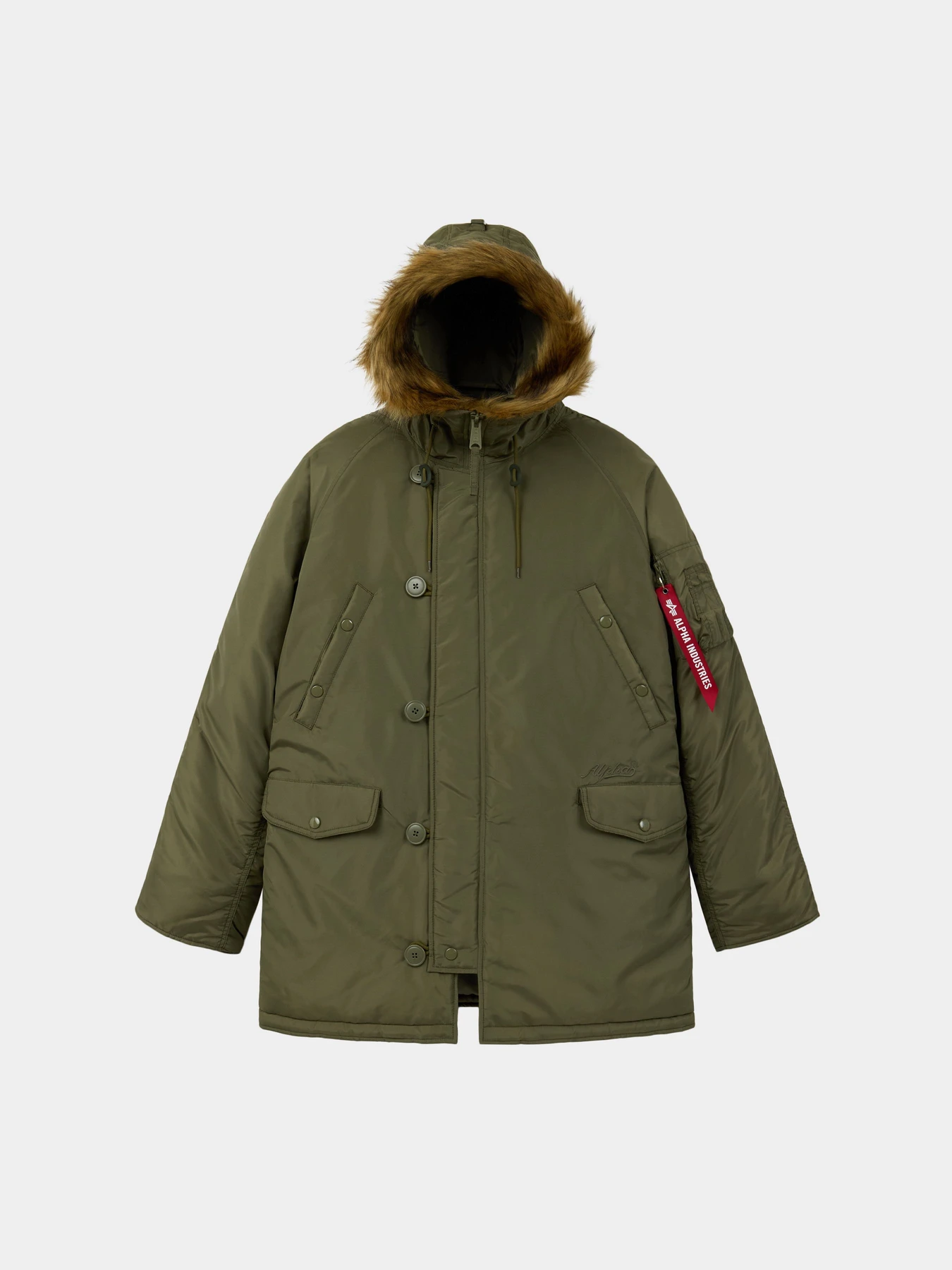 Куртки и дубленки Alpha Industries N-3B LOGO OXFORD PARKA модель MJN55506C1_359 Куртки и дубленки Alpha Industries N-3B LOGO OXFORD PARKA модель MJN55506C1_359 Фото