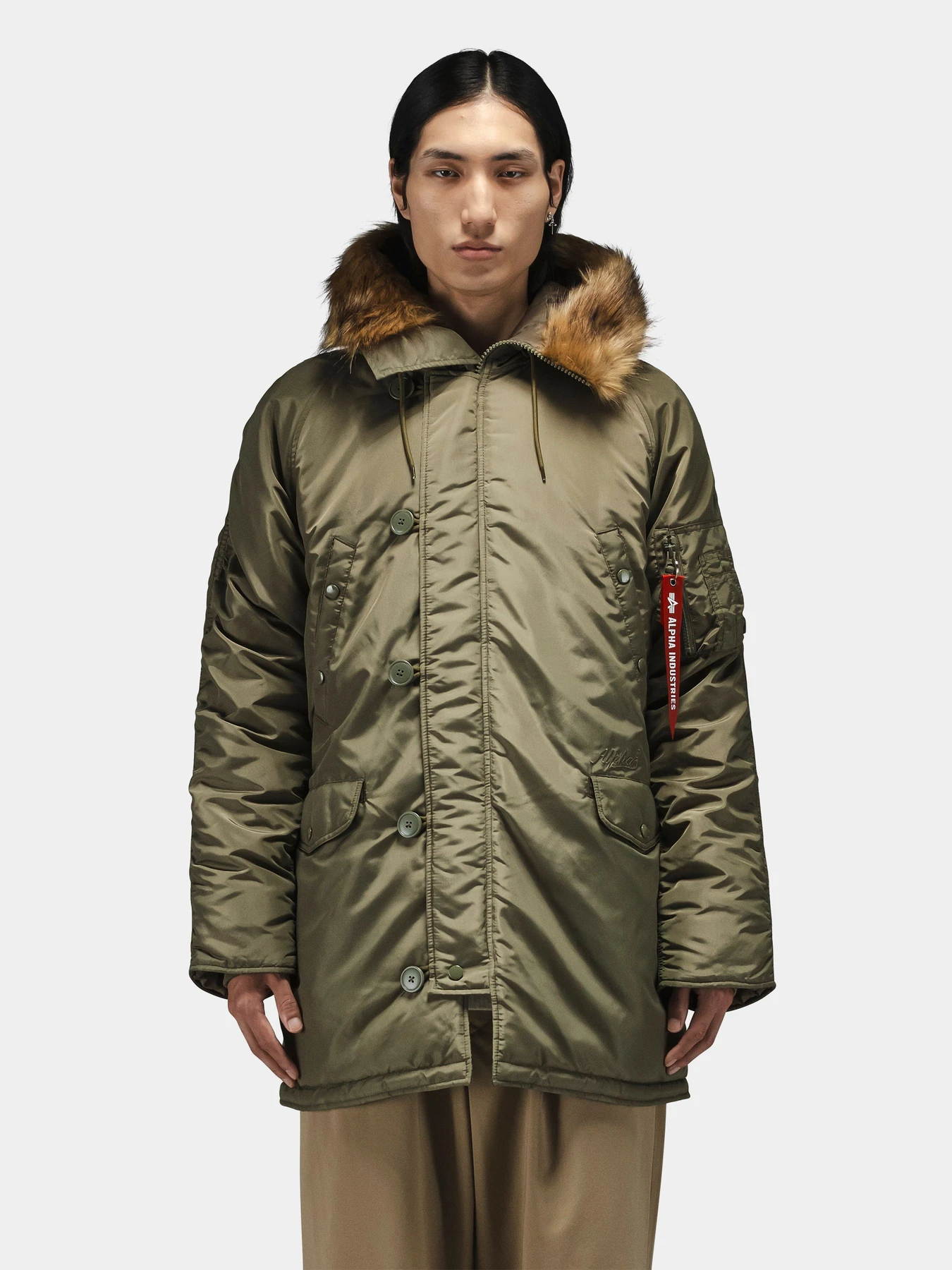 Куртки и дубленки Alpha Industries N-3B LOGO OXFORD PARKA модель MJN55506C1_359 Куртки и дубленки Alpha Industries N-3B LOGO OXFORD PARKA модель MJN55506C1_359 Фото