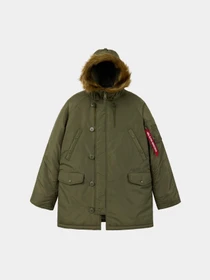 Куртки и дубленки Alpha Industries N-3B LOGO OXFORD PARKA модель MJN55506C1_359 Фото