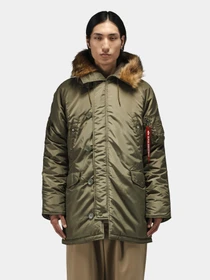 Куртки и дубленки Alpha Industries N-3B LOGO OXFORD PARKA модель MJN55506C1_359 Фото