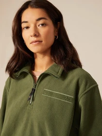 Худи и свитшоты Alpha Industries QUARTER ZIP FLEECE модель UJQ51500C1_301 Фото