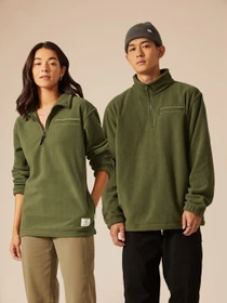 Худи и свитшоты Alpha Industries QUARTER ZIP FLEECE модель UJQ51500C1_301 Фото