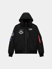 Куртки та дублянки Alpha Industries PATCHED HOODED RIB FLIGHT JACK модель MJP55502C1_001 Фото