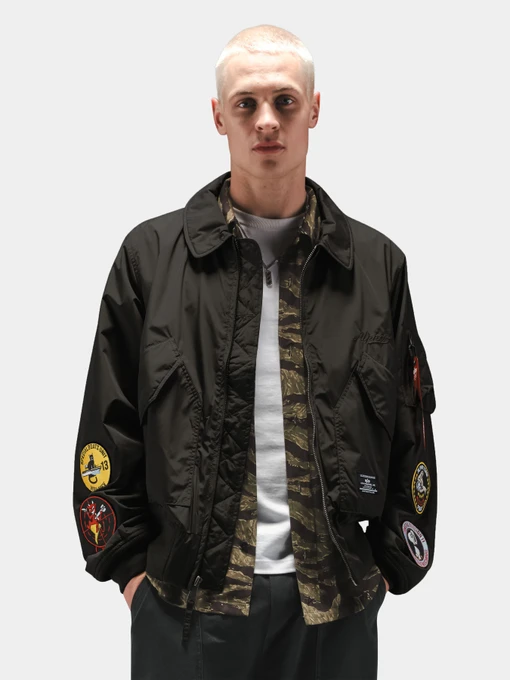 Куртки и дубленки Alpha Industries CWU 36/P RELAXED PATCHED FLIGH модель UJC56001C1_001 Фото