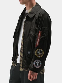 Куртки и дубленки Alpha Industries CWU 36/P RELAXED PATCHED FLIGH модель UJC56001C1_001 Фото