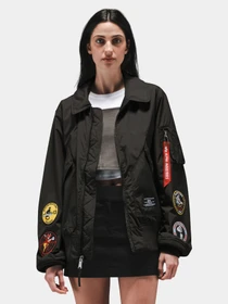 Куртки и дубленки Alpha Industries CWU 36/P RELAXED PATCHED FLIGH модель UJC56001C1_001 Фото