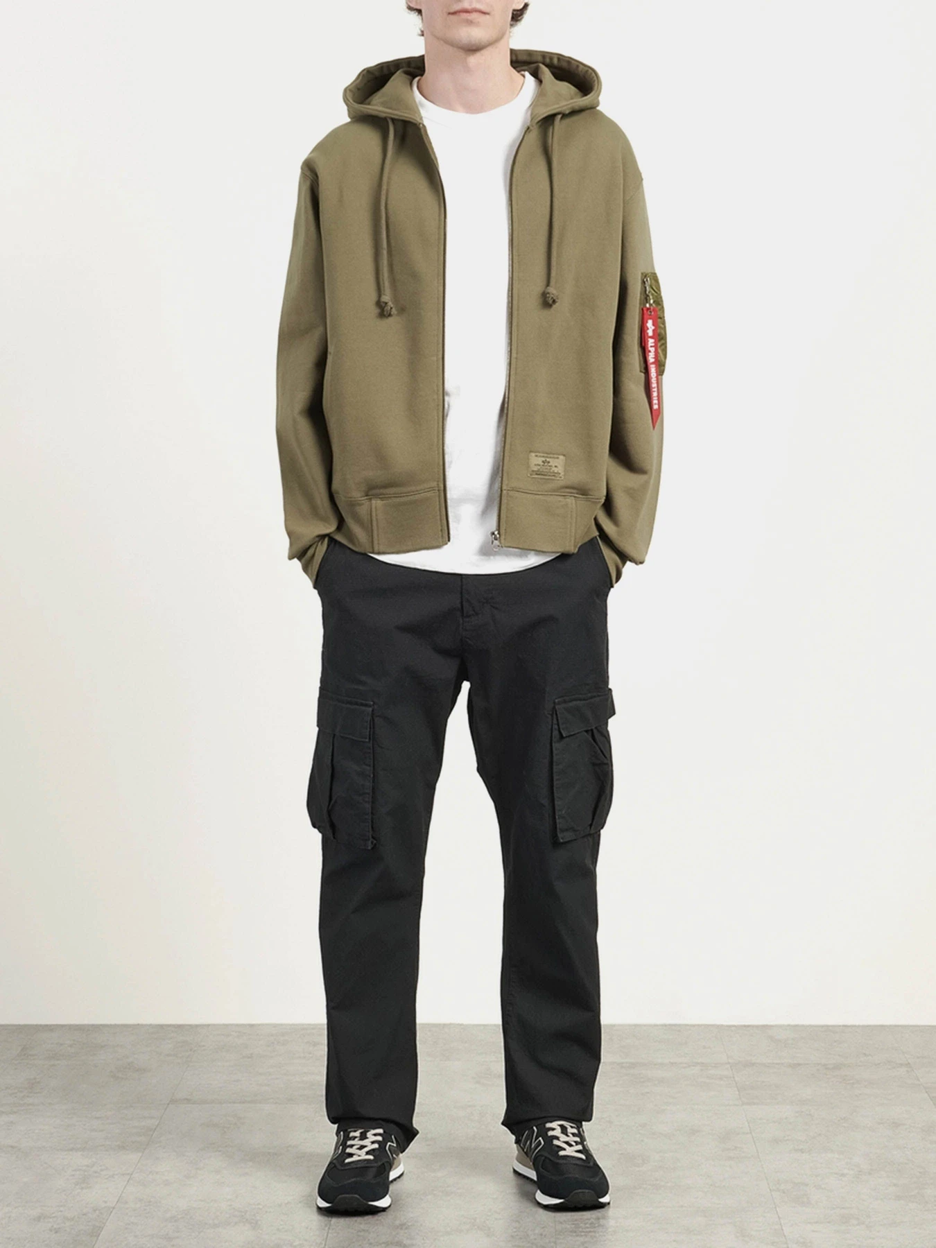 Худі та світшоти Alpha Industries UTILITY POCKET FULL ZIP UP модель USU55500C1_359 Фото
