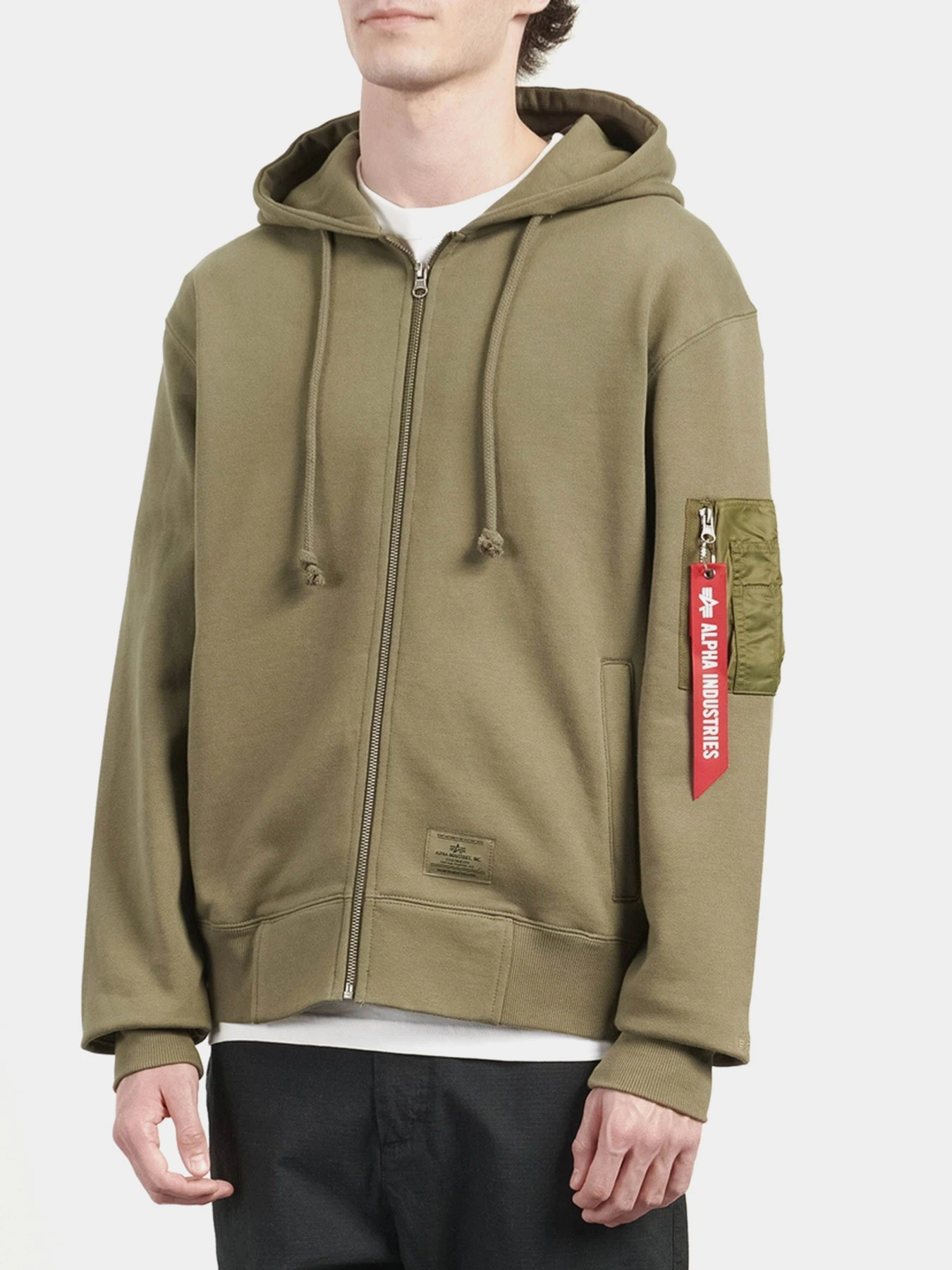Худі та світшоти Alpha Industries UTILITY POCKET FULL ZIP UP модель USU55500C1_359 Фото