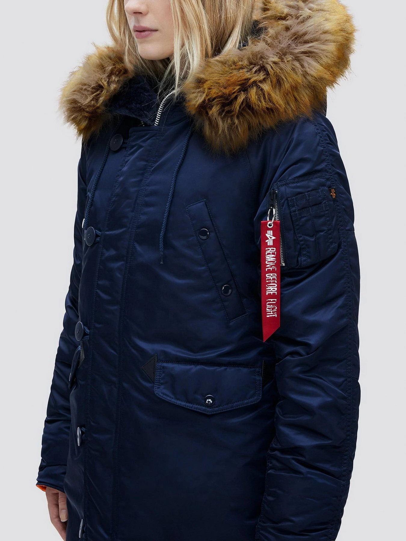 Куртки и дубленки Alpha Industries N-3B W Parka модель WJN44502C1_410 Куртки и дубленки Alpha Industries N-3B W Parka модель WJN44502C1_410 Фото