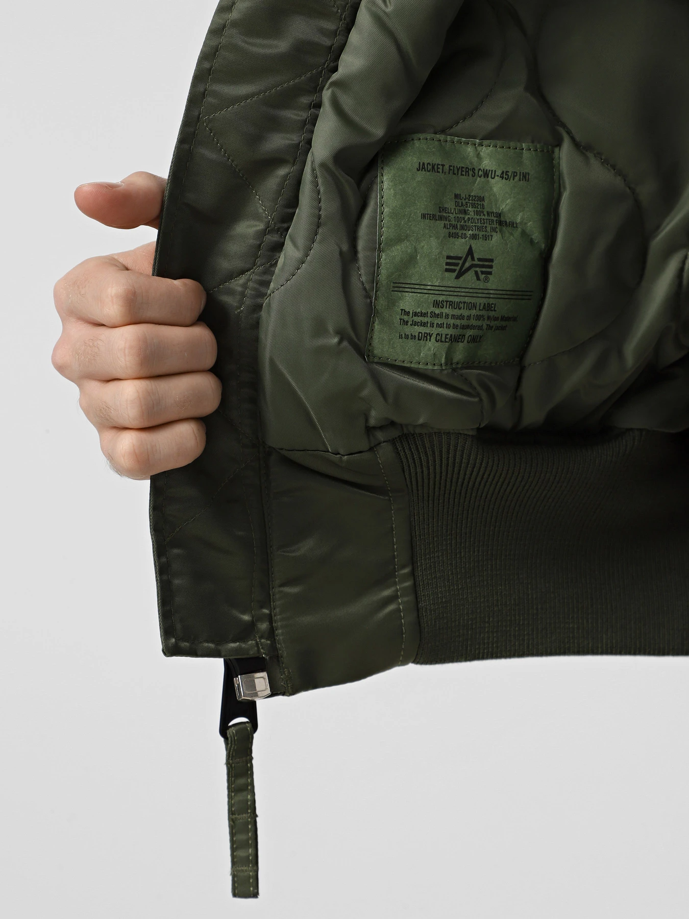 Куртки и дубленки Alpha Industries CWU 45/P Flight Jacket модель MJC22000C1_310 Фото