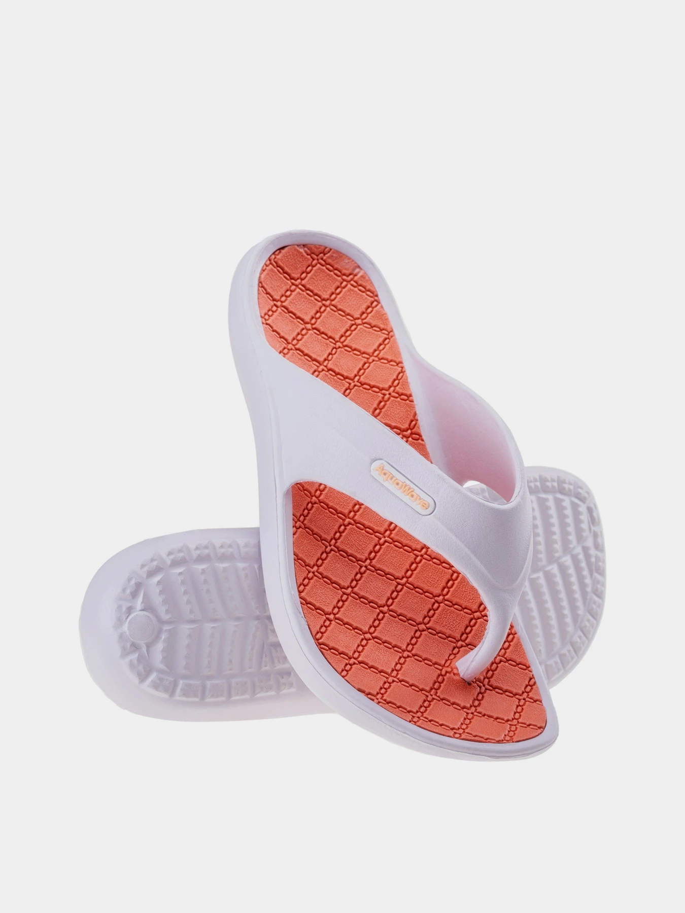 Шльопанці Aquawave модель ALEMA WMNS-WHITE/FRESH SALMON Шльопанці Aquawave модель ALEMA WMNS-WHITE/FRESH SALMON Фото