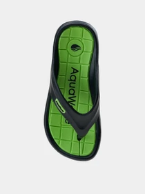 Шлёпанцы Aquawave модель ILAMOS JR-BLACK/GREEN Фото
