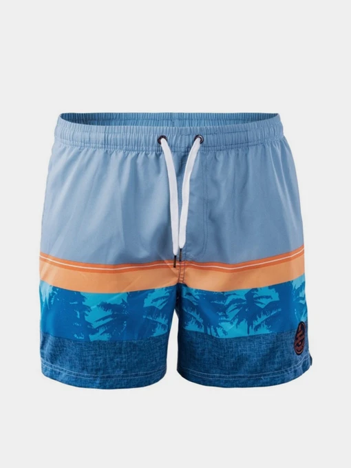Одяг для пляжу Aquawave модель PALAWAN-BLUE/ORANGE/PALM PRINT Фото
