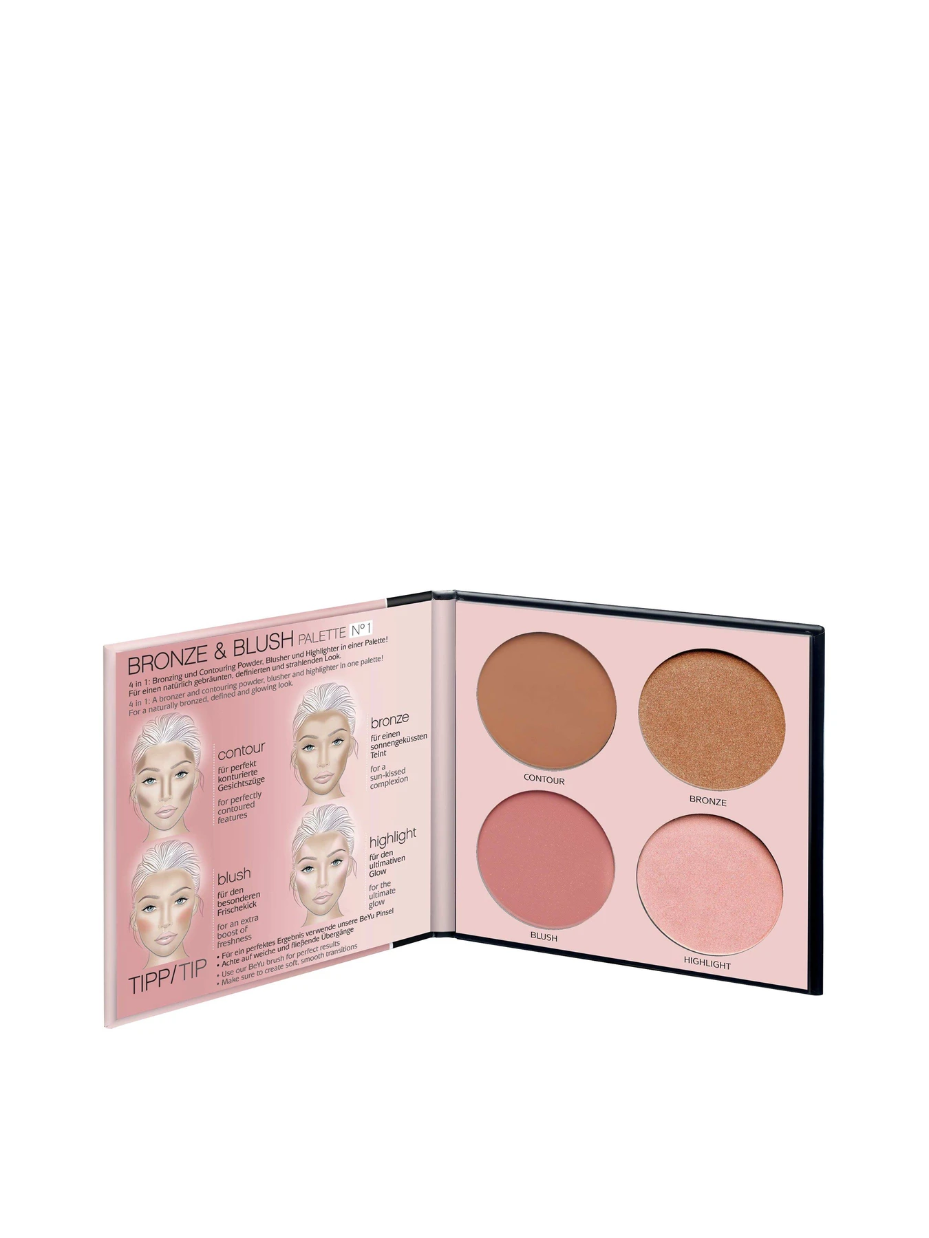 Набір для контурингу Bronze & Blush Palette Beyu модель 39362.1 Набір для контурингу Bronze & Blush Palette Beyu модель 39362.1 Фото