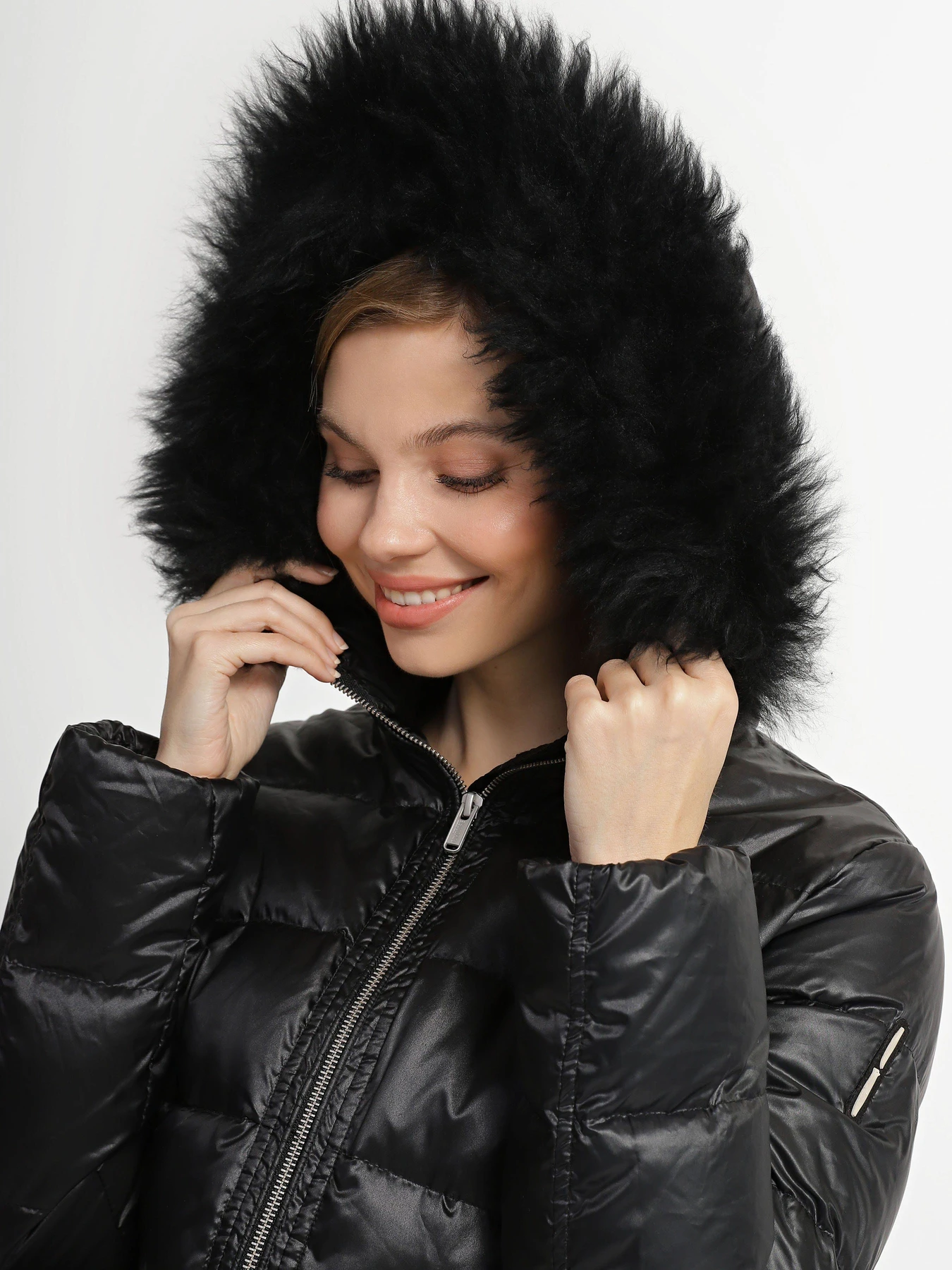 Куртки та дублянки Bomboogie модель CW106L_чорний Куртки та дублянки Bomboogie модель CW106L_чорний Фото