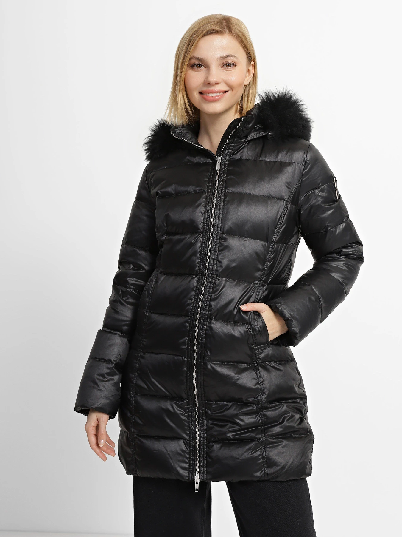 Куртки та дублянки Bomboogie модель CW106L_чорний Куртки та дублянки Bomboogie модель CW106L_чорний Фото