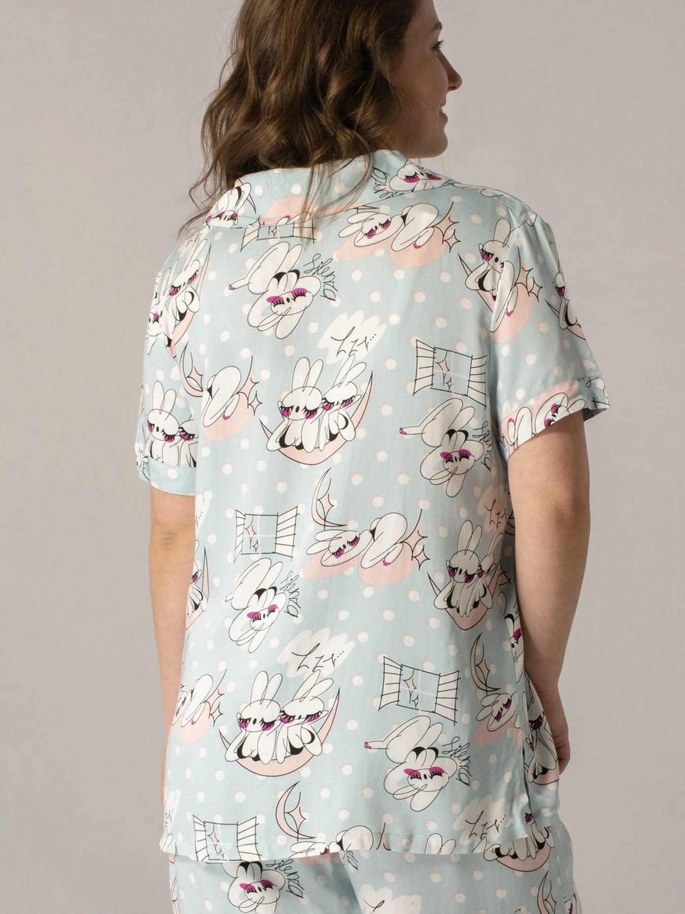 Сорочки Brabrabra модель HOM2104004_blue_print Сорочки Brabrabra модель HOM2104004_blue_print Фото