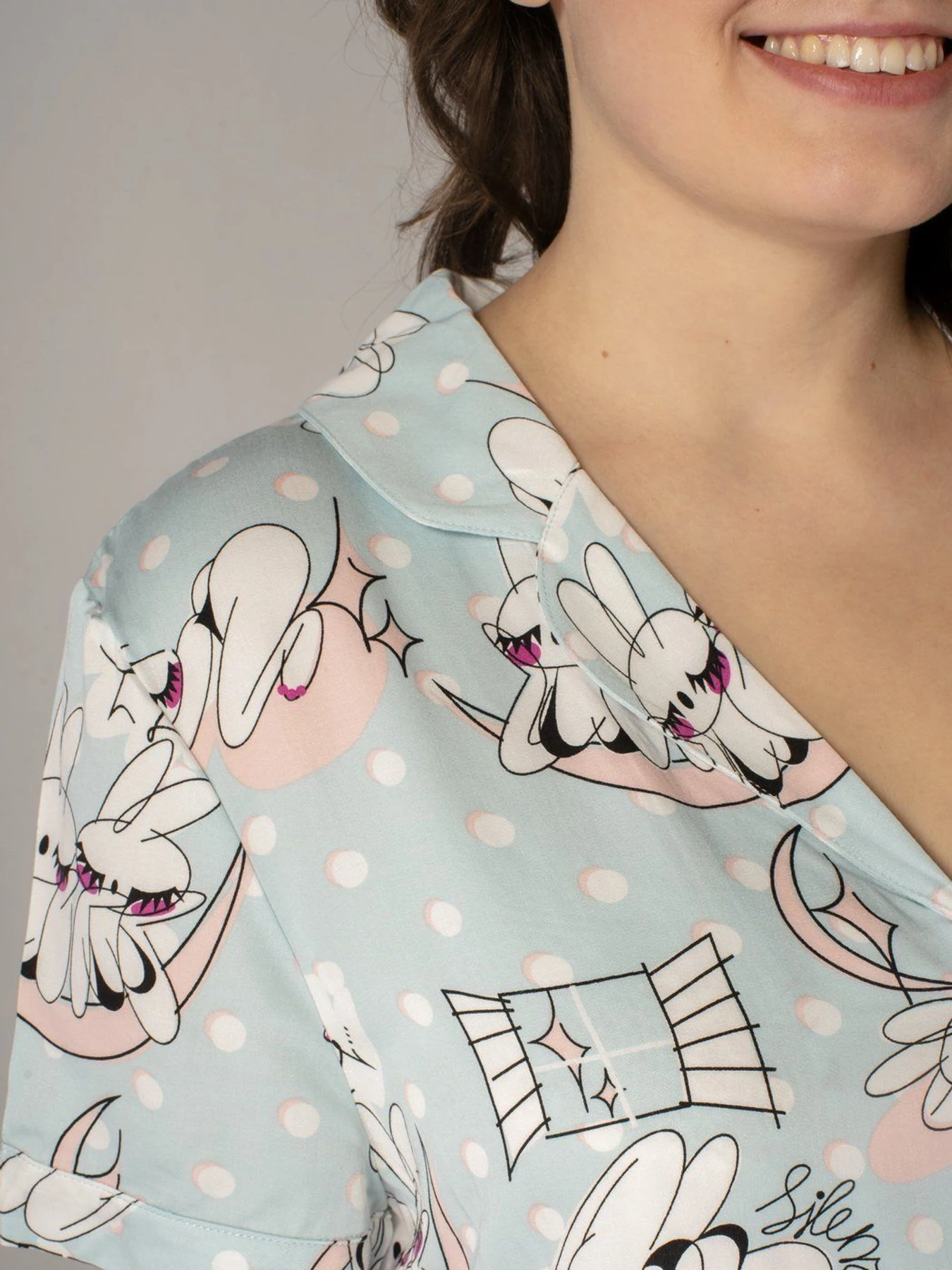 Сорочки Brabrabra модель HOM2104004_blue_print Сорочки Brabrabra модель HOM2104004_blue_print Фото