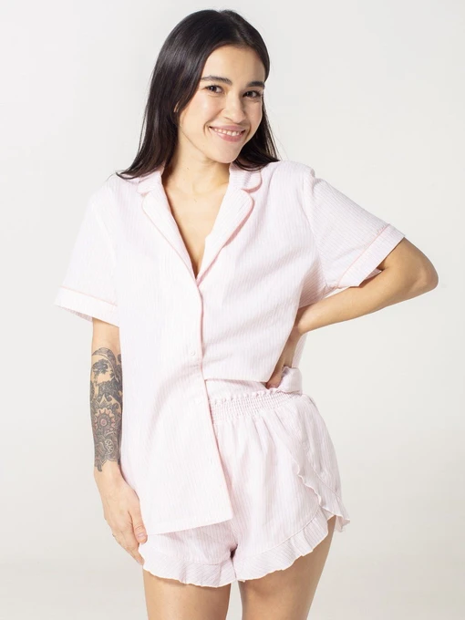 Сорочки Brabrabra модель HOM2105004_pink Фото
