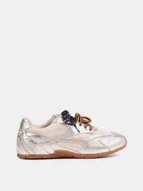 Кросівки Bronx модель 66647-MI-3977-Silver/Off White/Blu Фото
