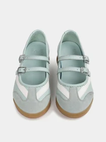 Туфли и лоферы Bronx модель 66685-UC-3906-Fresh Mint/Off Wh Фото