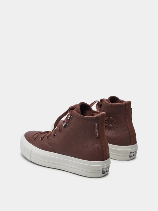 Шкіряні Жіночі Кеди високі CONVERSE CHUCK TAYLOR ALL STAR LIFT PLA фото 2
