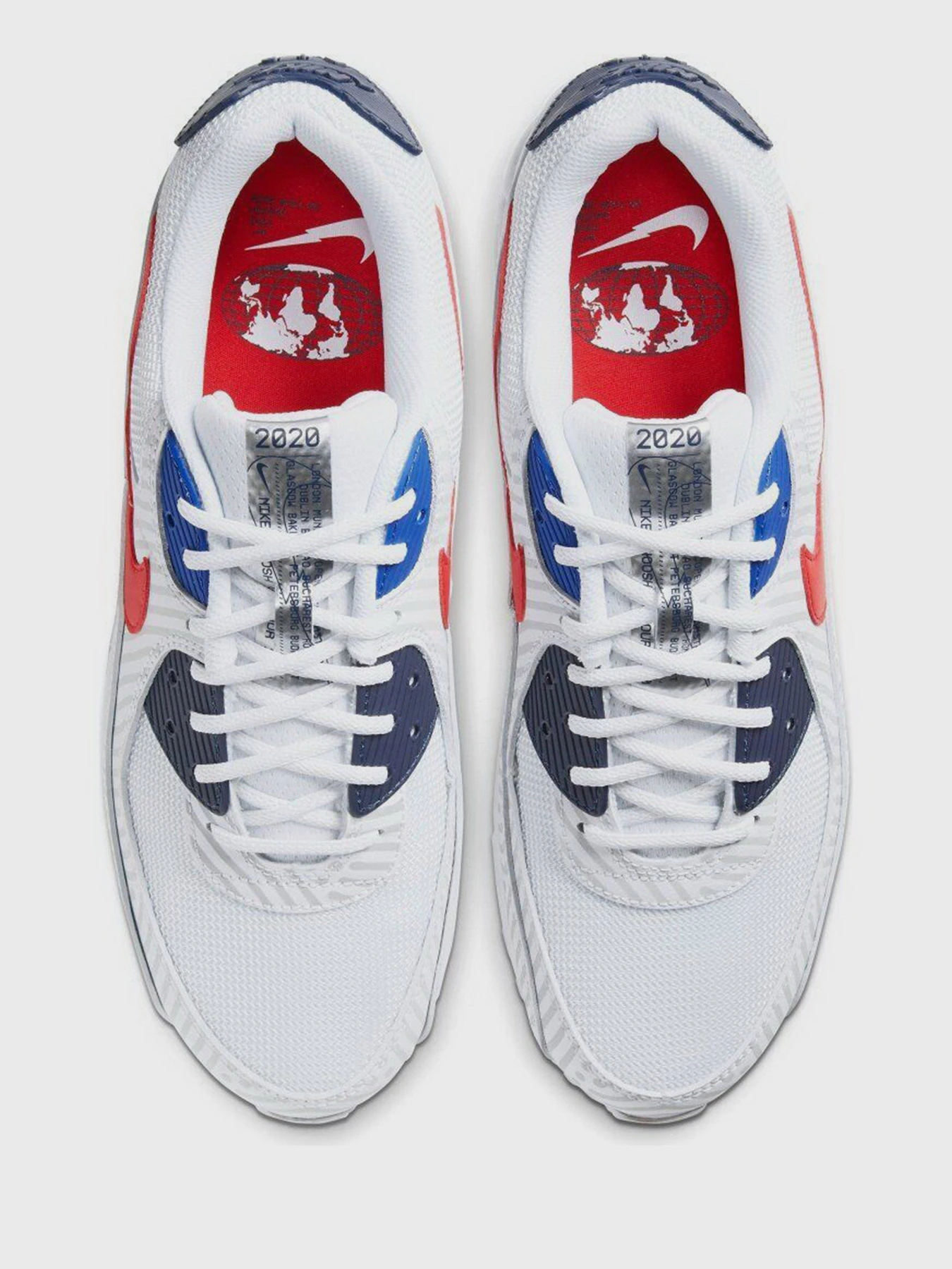 Кроссовки NIKE Air Max 90 Euro Tour модель CW7574-100 Кроссовки NIKE Air Max 90 Euro Tour модель CW7574-100 Фото