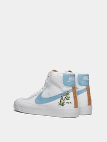 Кеды NIKE Blazer Mid 77 White Indigo модель CI1166-100 Фото