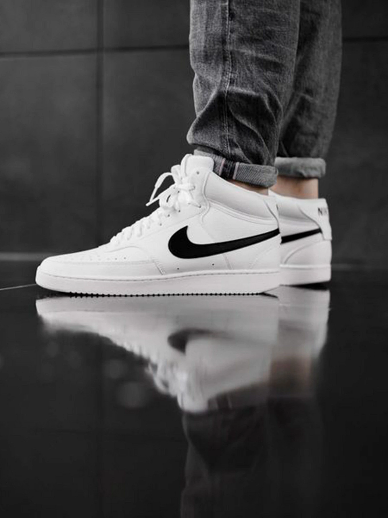 Кеди NIKE Court Vision Mid модель CD5466-101 Фото