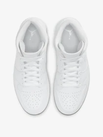Кеди NIKE Air Jordan 1 Mid Triple White 2.0 модель 554724-130 Фото